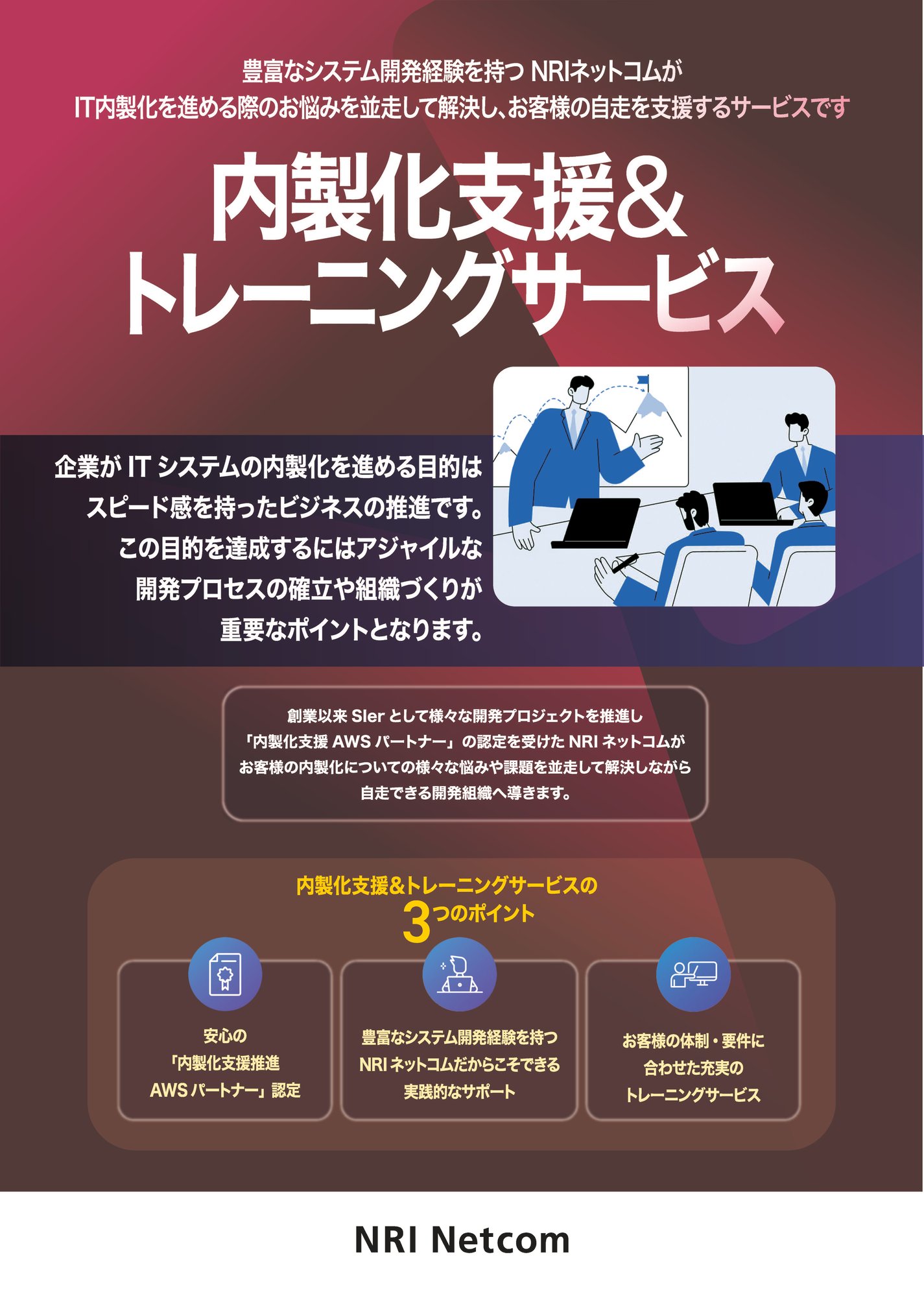 内製化支援&トレーニングサービス